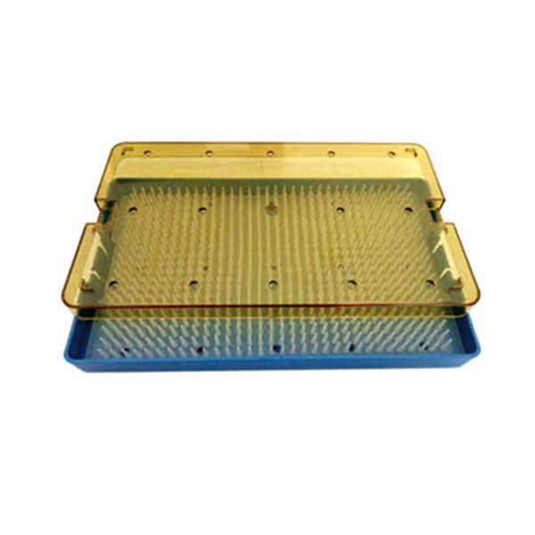 高温高压塑料消毒盒 大单层（含硅胶垫）262x162x23mm(外径)