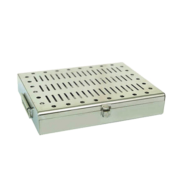 不锈钢消毒盒 双层 含硅胶垫255x200x45mm(外径)