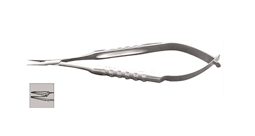 显微持针钳 12cm直型 圆柄