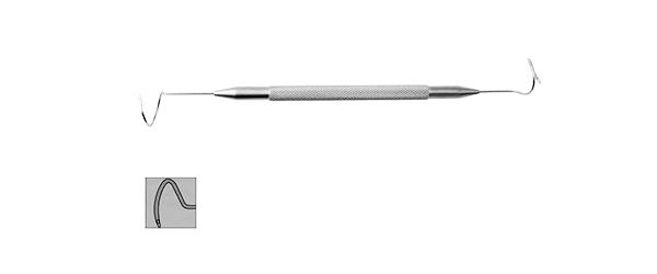 猪尾巴钩 双头 0.8mm