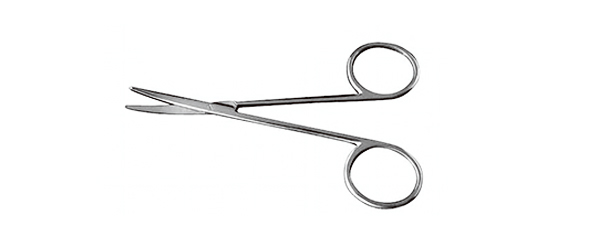 整形剪 眼科剪 11cm 弯圆