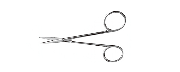 整形剪 眼科剪 11cm 直圆