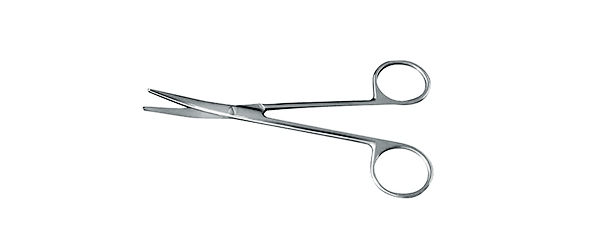 整形剪 眼科剪 13.5cm 弯圆 