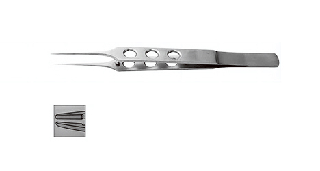 系线镊 11cm长 直平台