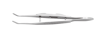 斜视镊 11cm 左式6*6针