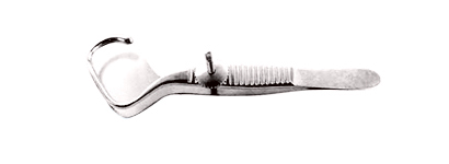 翻眼镊 右式 头部8x28 全长9cm 亚光