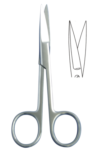医用剪（手术剪）特快型 直/弯尖头 刃口开齿