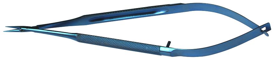 显微持针钳 笔式 14CM、16CM 直弯钛合金